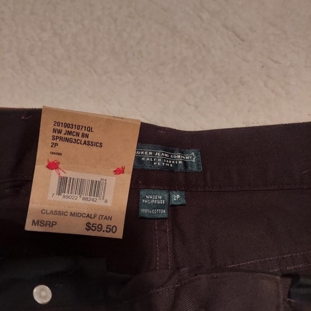 Ralph Lauren Mid-Calf Jeans - Picture 2 of 6